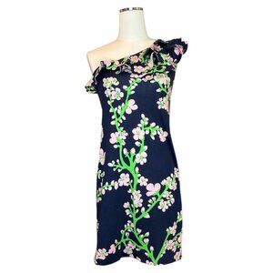 Floral One-Shoulder Dress